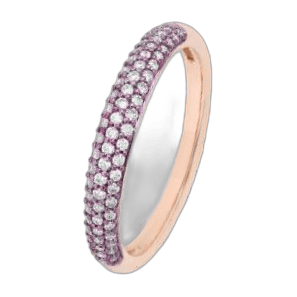 Copenhagen Pavé-ring — Amethyst